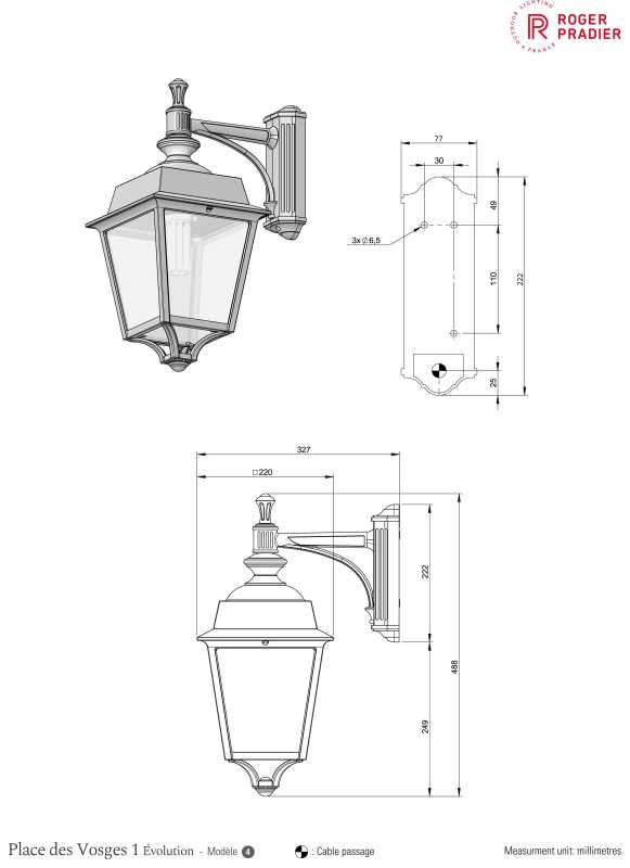 Landhaus Aussenleuchte mit Bewegungsmelder